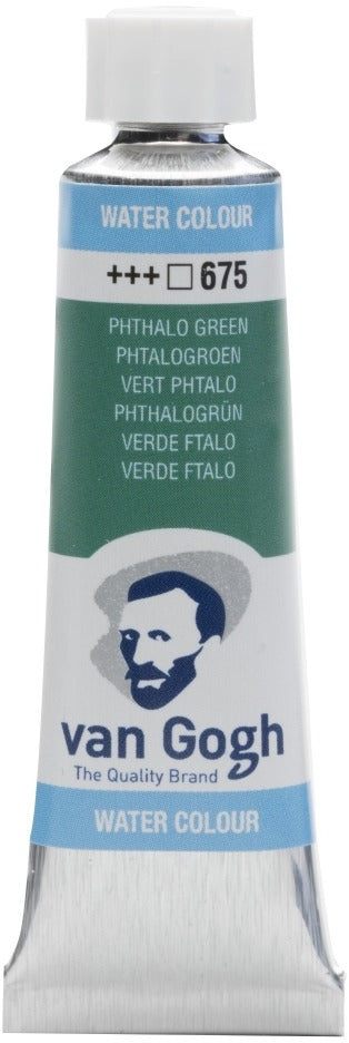 Van Gogh Watercolor Tube, Phthalo Green