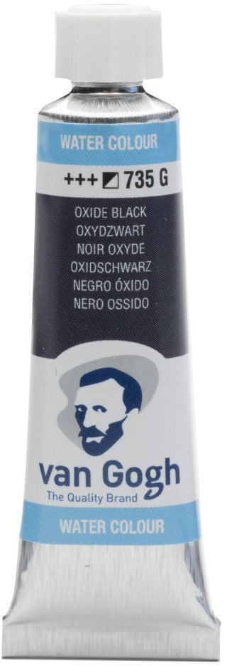 Van Gogh Watercolor Tube, Oxide Black