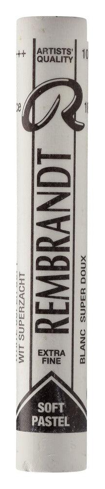 Rembrandt Soft Pastel, Full Stick - White Super Soft (5) (101.5)