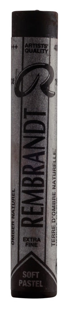 Rembrandt Soft Pastel, Full Stick - Raw Umber (2) (408.2)