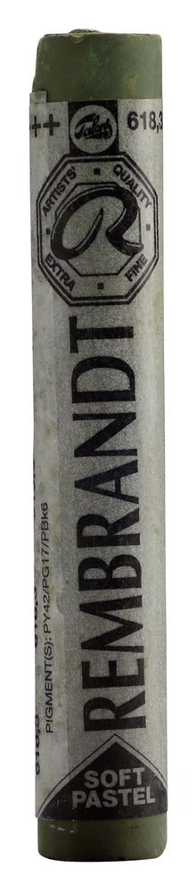 Rembrandt Soft Pastel, Full Stick - Permanent Green Light (3) (618.3)