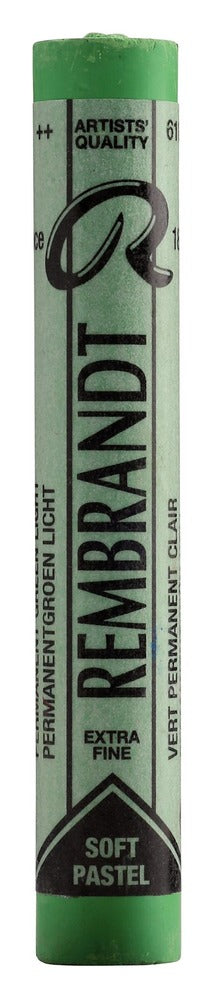 Rembrandt Soft Pastel, Full Stick - Permanent Green Light (5) (618.5)