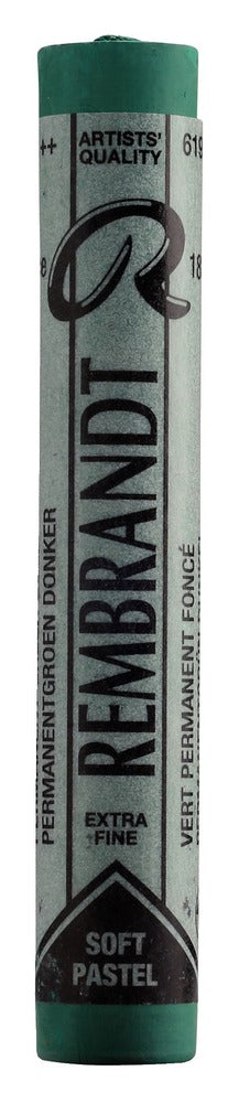 Rembrandt Soft Pastel, Full Stick - Permanent Green Deep (5) (619.5)