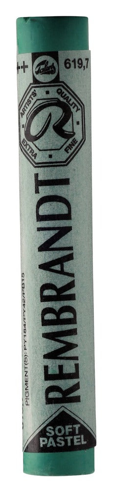 Rembrandt Soft Pastel, Full Stick - Permanent Green Deep (7) (619.7)