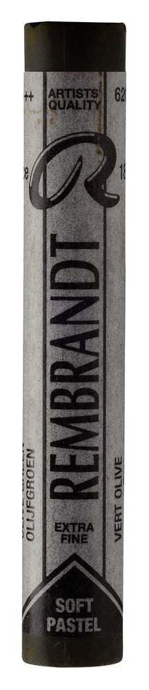 Rembrandt Soft Pastel, Full Stick - Olive Green (3) (620.3)