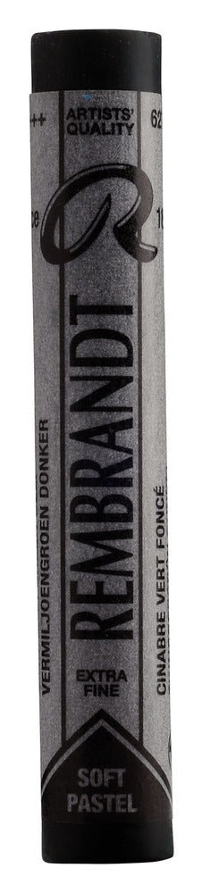 Rembrandt Soft Pastel, Full Stick - Cinnabar Green Deep (2) (627.2)