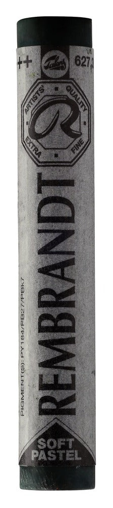 Rembrandt Soft Pastel, Full Stick - Cinnabar Green Deep (3) (627.3)