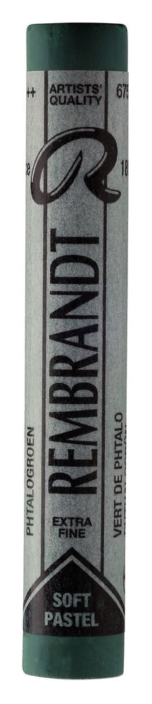 Rembrandt Soft Pastel, Full Stick - Phthalo Green (3) (675.3)