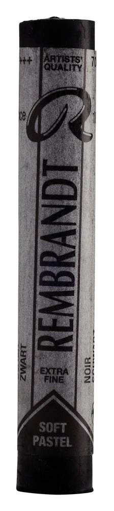Rembrandt Soft Pastel, Full Stick - Black (5) (700.5)