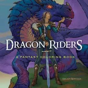 Roytman-Dragon Riders: A Fantasy ColorBk Dover Publications vdiue2-zt.myshopify.com
