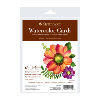 Watercolor Cards, 5" x 6.875" (6pk)