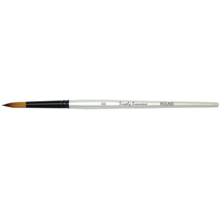 Simply Simmons Short-Handle Brush, Round - 8 Princeton Artist Brush Co. vdiue2-zt.myshopify.com