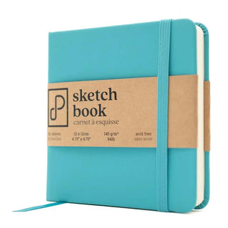 Sketch Book, 12cm x 12cm, Lost Teal Prism Studio vdiue2-zt.myshopify.com
