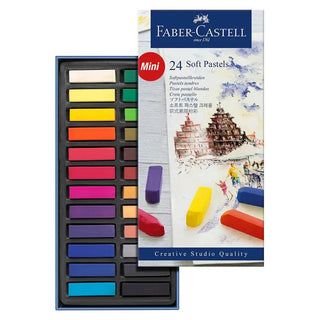 Soft pastels, cardboard wallet of 24 Faber-Castell vdiue2-zt.myshopify.com