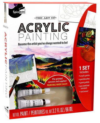 The Art of Acrylic Painting Kit SpiceBox vdiue2-zt.myshopify.com