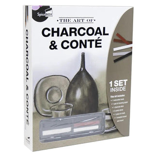 The Art of Charcoal & Conte Kit SpiceBox vdiue2-zt.myshopify.com