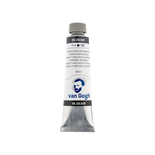Van Gogh Oil Color Tube, 105 Titanium White (40ml) Royal Talens vdiue2-zt.myshopify.com