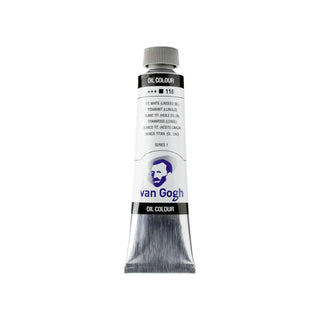 Van Gogh Oil Color Tube, 118 Titanium White Linseed (40ml) Royal Talens vdiue2-zt.myshopify.com