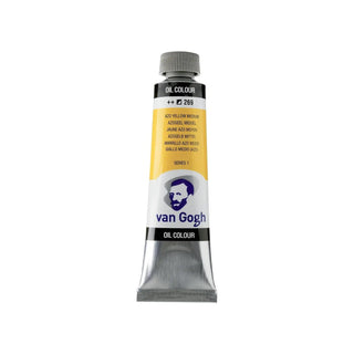 Van Gogh Oil Color Tube, 269 Azo Yellow Medium (40ml) Royal Talens vdiue2-zt.myshopify.com