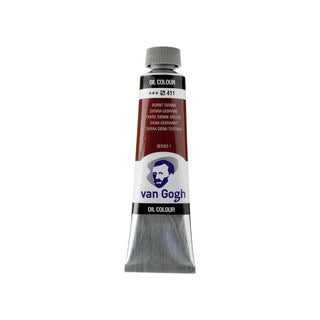 Van Gogh Oil Color Tube, 411 Burnt Sienna (40ml) Royal Talens vdiue2-zt.myshopify.com