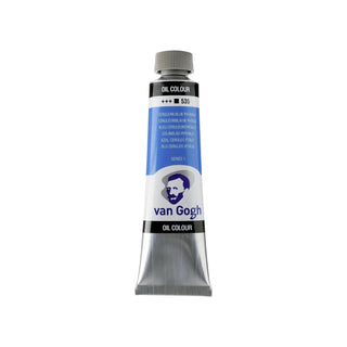 Van Gogh Oil Color Tube, 535 Cerulean Blue Phthalo (40ml) Royal Talens vdiue2-zt.myshopify.com