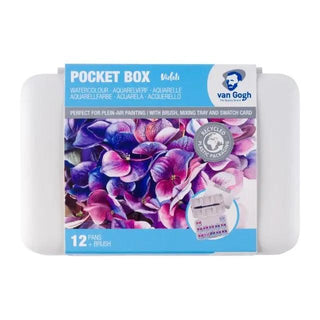 Van Gogh Watercolor Plastic Pocket Box, Pinks + Violets (12 Pan) Van Gogh vdiue2-zt.myshopify.com
