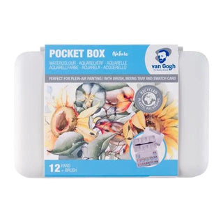 Van Gogh Watercolor Plastic Pocket Box, Shades Of Nature (12 Pan) Van Gogh vdiue2-zt.myshopify.com