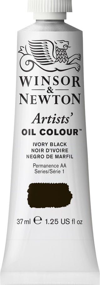 Artists' Oil Colour 37ml Tube, Ivory Black Winsor & Newton vdiue2-zt.myshopify.com