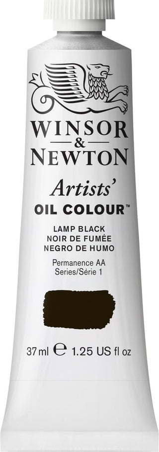 Artists' Oil Colour 37ml Tube, Lamp Black Winsor & Newton vdiue2-zt.myshopify.com