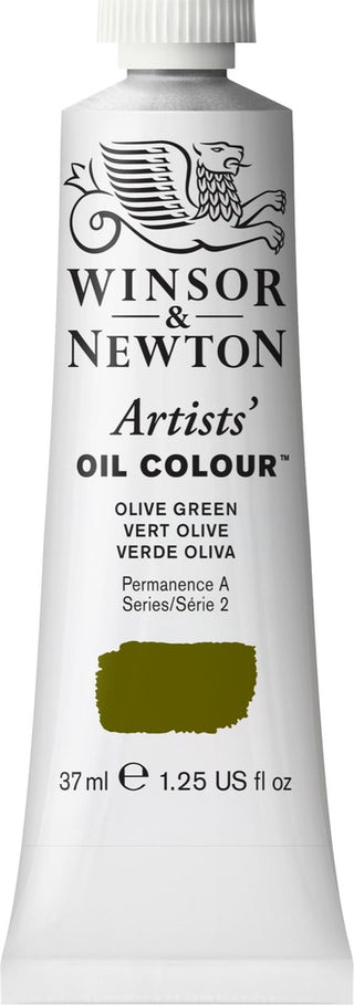 Artists' Oil Colour 37ml Tube, Olive Green Winsor & Newton vdiue2-zt.myshopify.com