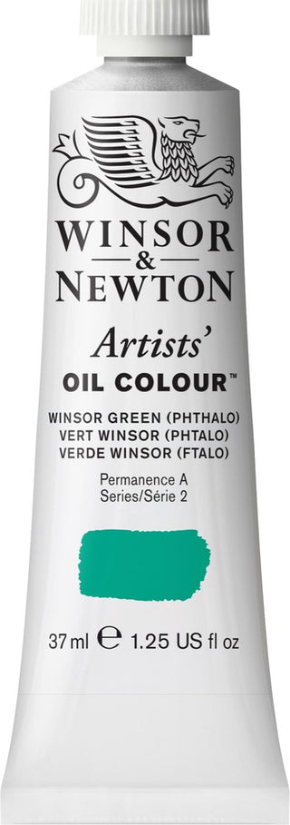 Peinture à l'huile pour artistes, tube de 37 ml, vert chrome foncé