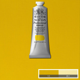 Professional Acrylic 60ml Tube, Azo Yellow Medium