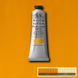 Professional Acrylic 60ml Tube, Azo Yellow Deep