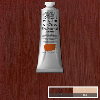 Professional Acrylic 60ml Tube, Burnt Sienna