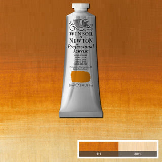 Professional Acrylic 60ml Tube, Gold Ochre