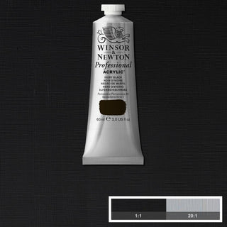 Professional Acrylic 60ml Tube, Ivory Black