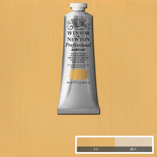 Professional Acrylic 60ml Tube, Naples Yellow