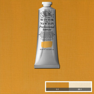 Professional Acrylic 60ml Tube, Naples Yellow Deep