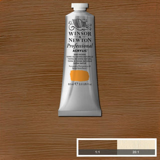 Professional Acrylic 60ml Tube, Raw Sienna