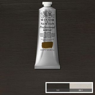 Professional Acrylic 60ml Tube, Raw Umber