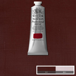 Professional Acrylic 60ml Tube, Violet Iron Oxide