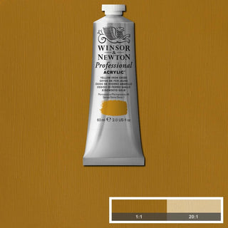Professional Acrylic 60ml Tube, Yellow Iron Oxide