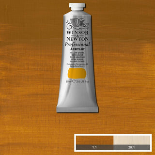 Professional Acrylic 60ml Tube, Yellow Ochre