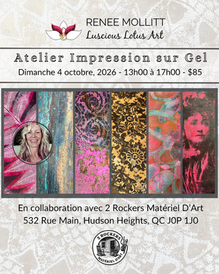 Atelier d'impression sur gel