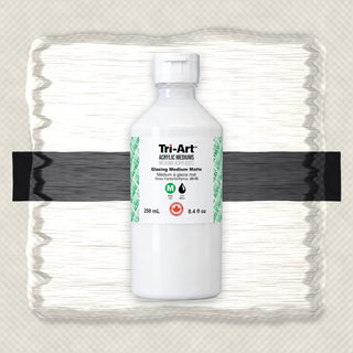 Bouteille de milieu de glacis Tri-Art Matte 250ml, finition mate