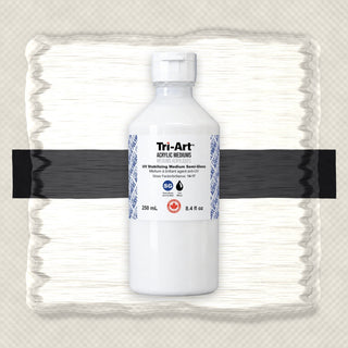 Bouteille de milieu acrylique Tri-Art UV Stabilizing Medium Semi Gloss 250ml