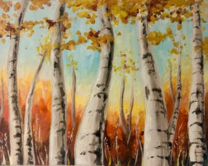 Acrylic Fall Scene - Sat Oct. 10 - 2-5pm